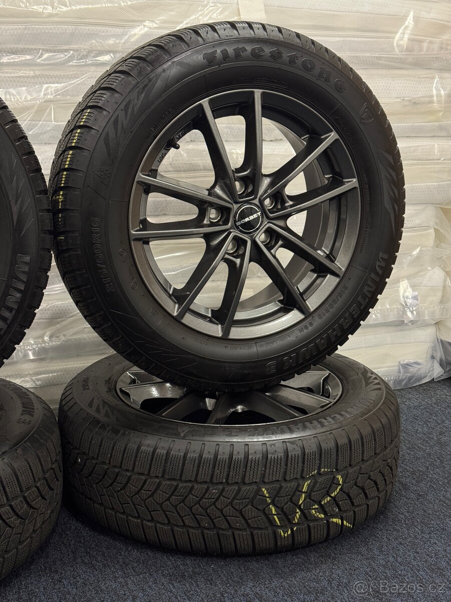 215/60 R16 zimní sada kol Borbet - 5