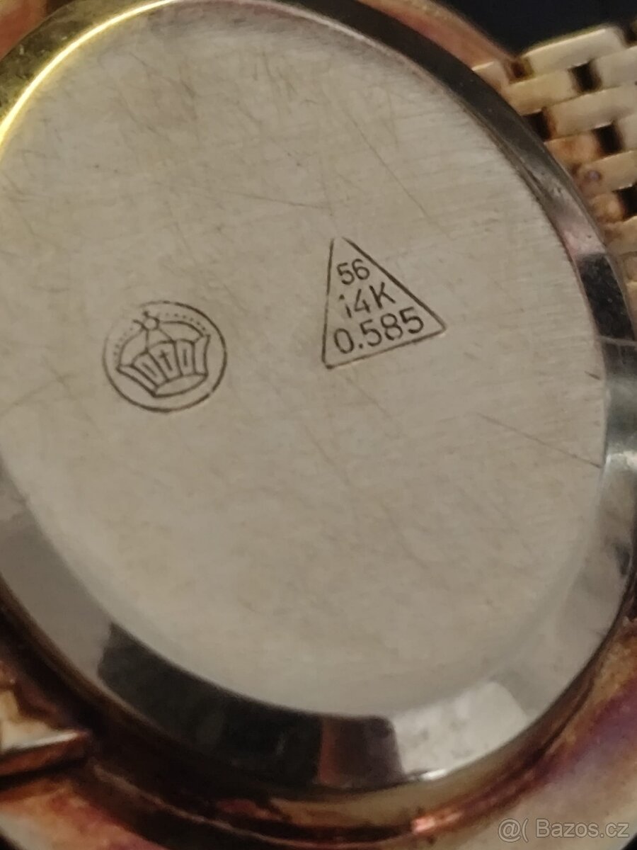 Dámské zlaté hodinky - 5