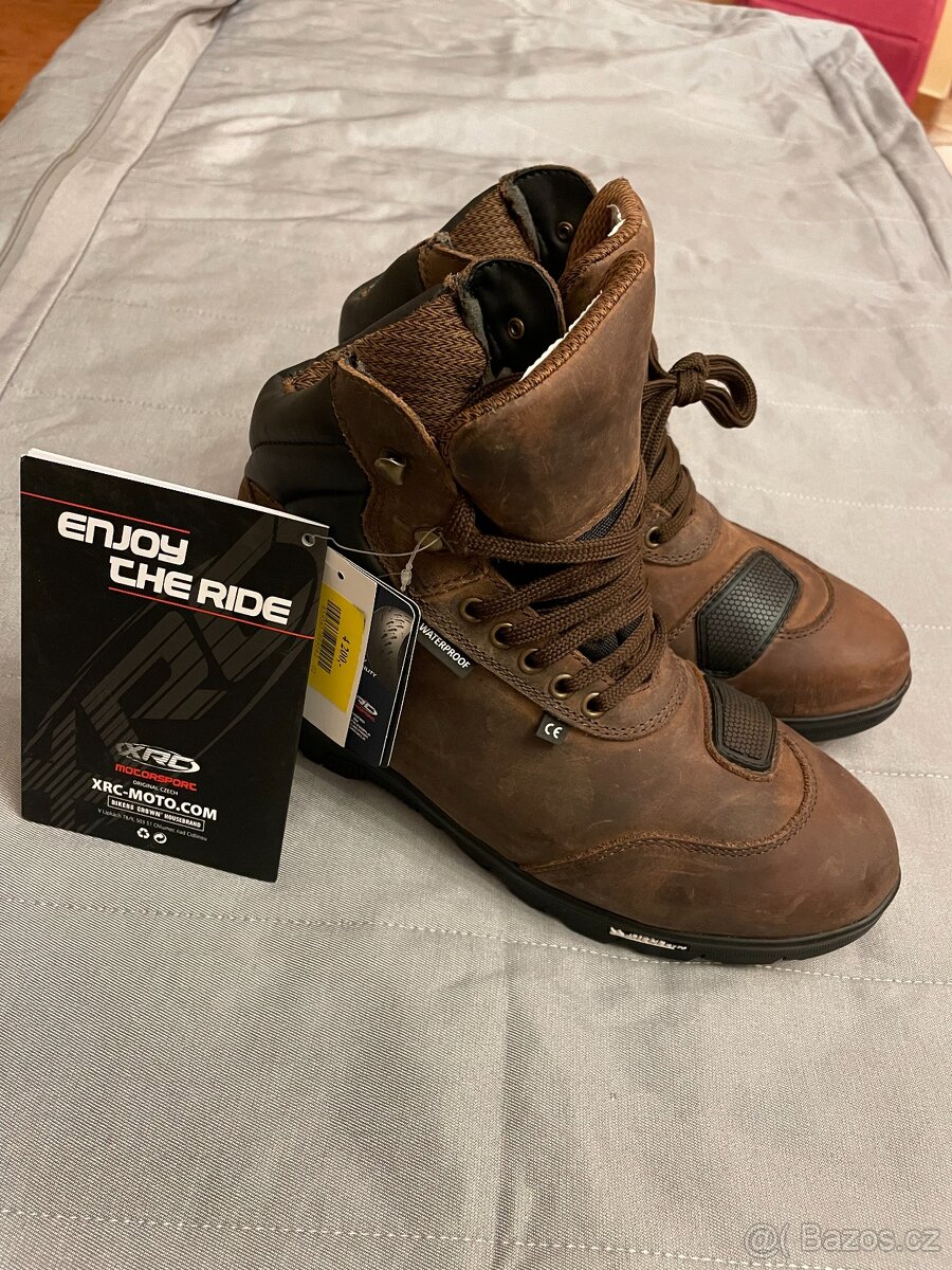 Moto boty XRC MONTEREY WTP, NOVÉ, 41, Vložka: 26 cm - 5