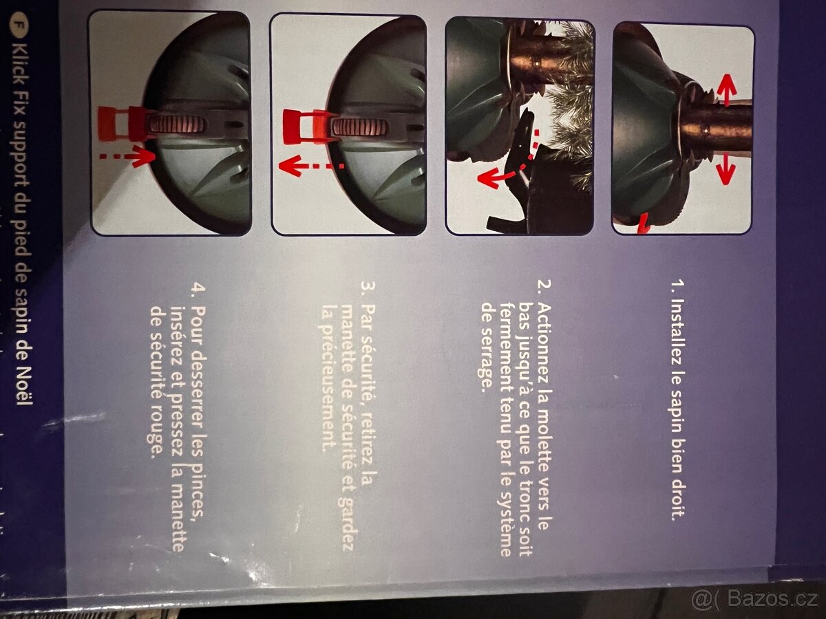 Stojan na vánoční stromeček klik fix - 5