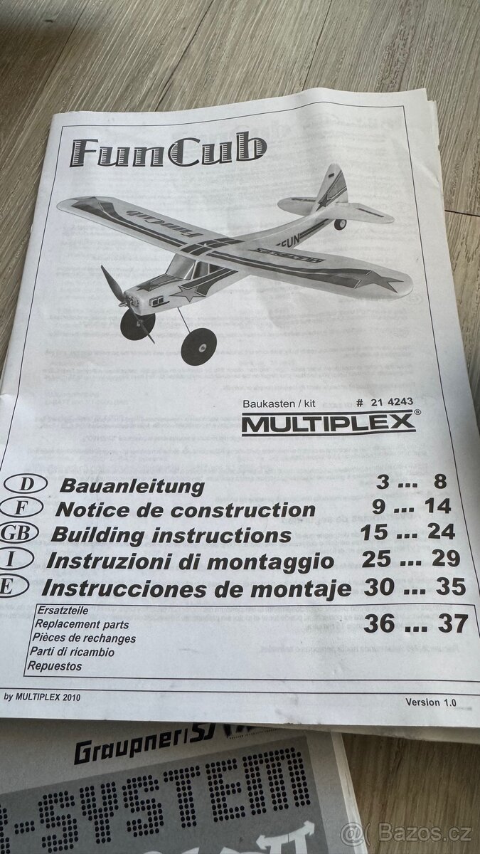 RC model letadla + kompletní elektronika - 5