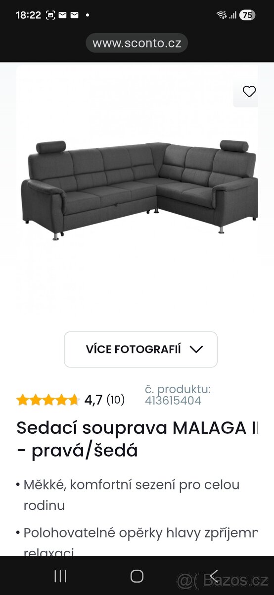 Sedací souprava s křeslem - 5