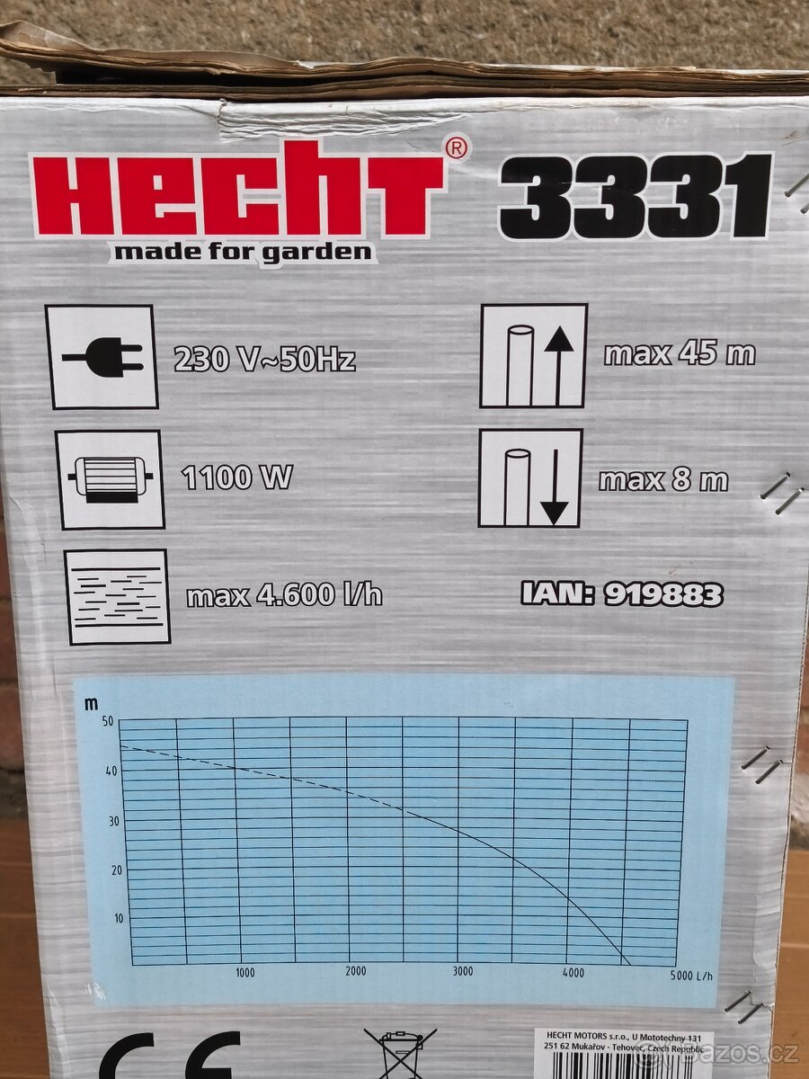 Prodám Domácí vodárnu HECHT 3331 - se zárukou - 5