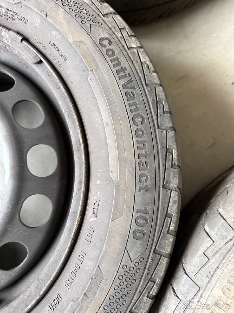 Sada plechových kol 16 C - 5