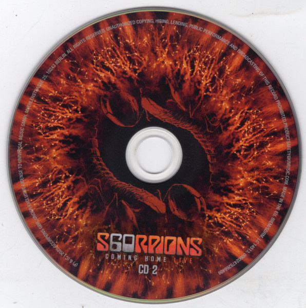 2cd Scorpions – Coming Home Live 2025 digipack - 5