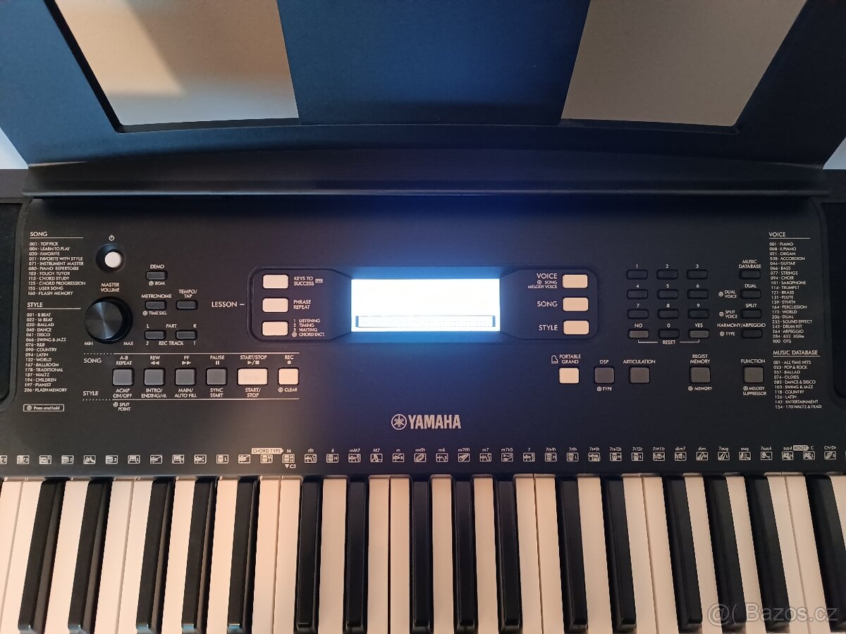 Yamaha PSR-E373 + stojan - 5