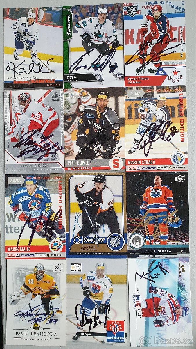 Podepsané hokejové karty - 5