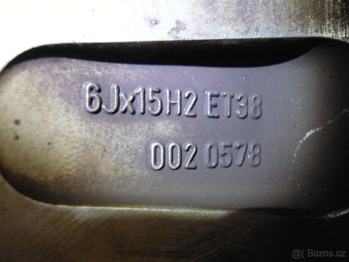 Škoda Disky Alu 15", Disky 15, Hliníkové disky 15". - - - - 5