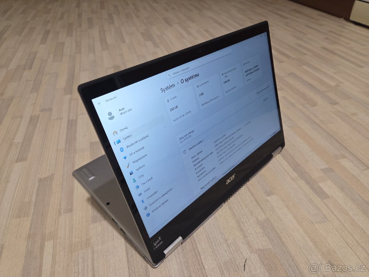 Dotykový notebook Acer Spin SP314-21N - 5