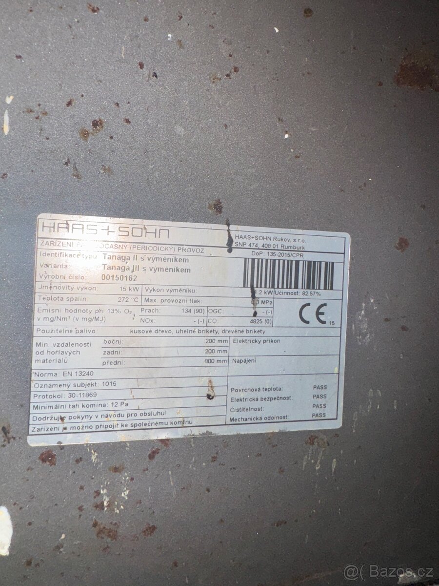 Krbová kamna s výměníkem - 5