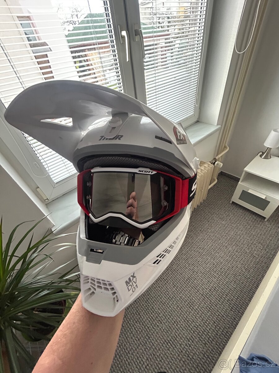 Přilba Thor+brýle Scott - 5