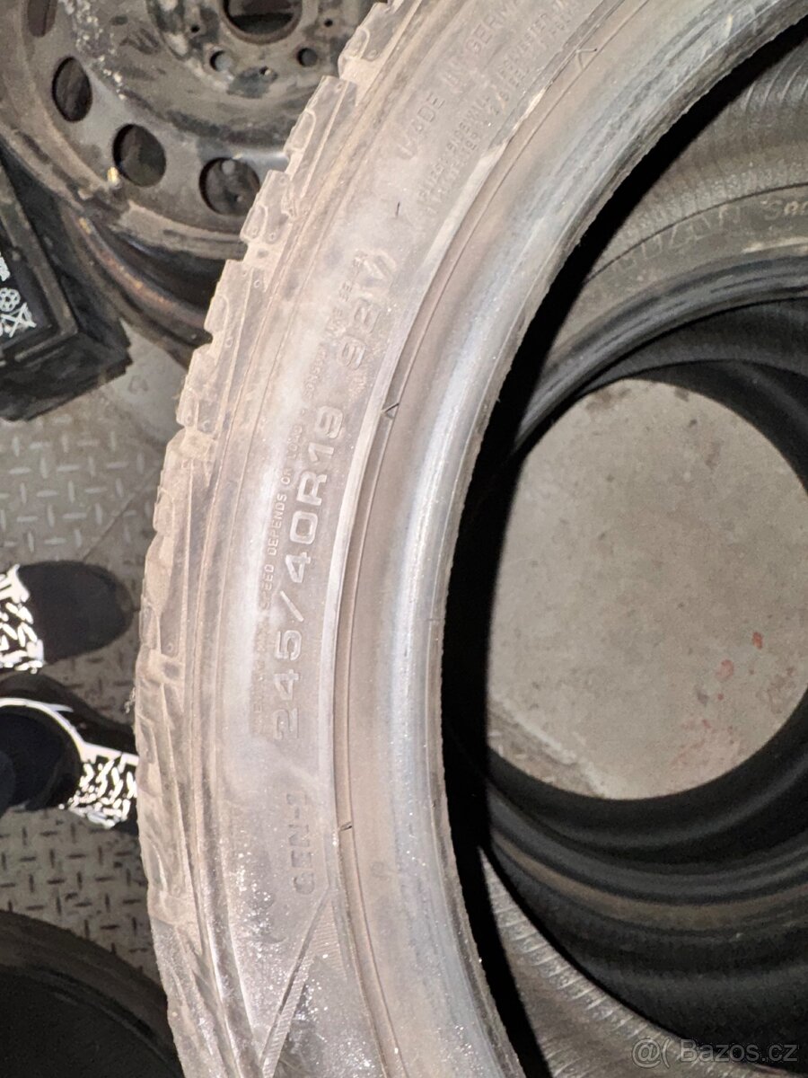 2x zimni pneu 245/40/19 - 5