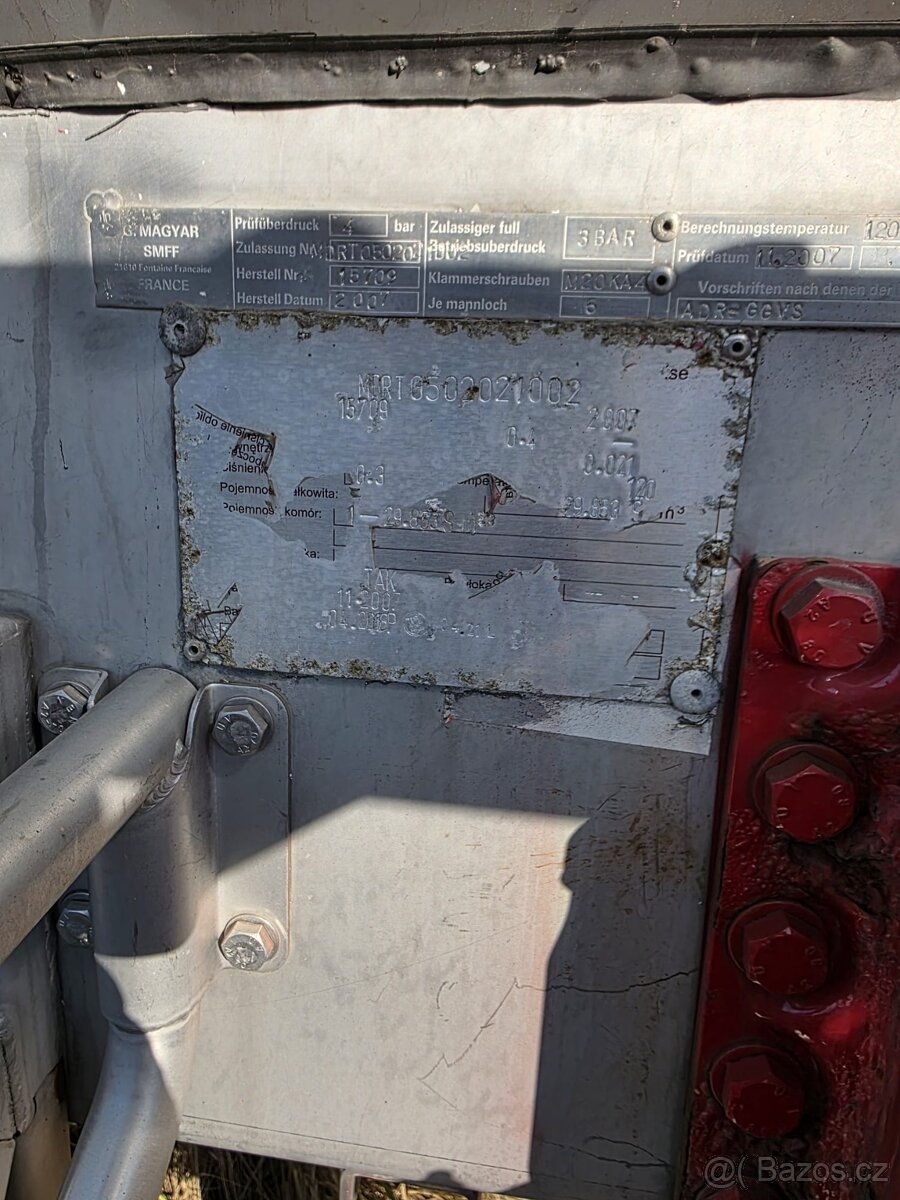 Cisterna Magyar, ADR, 4komory, 34t, 2008 - 5