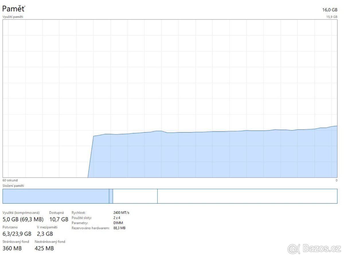 Prodám operační paměti HyperX 16Gb (2•8Gb) - 5
