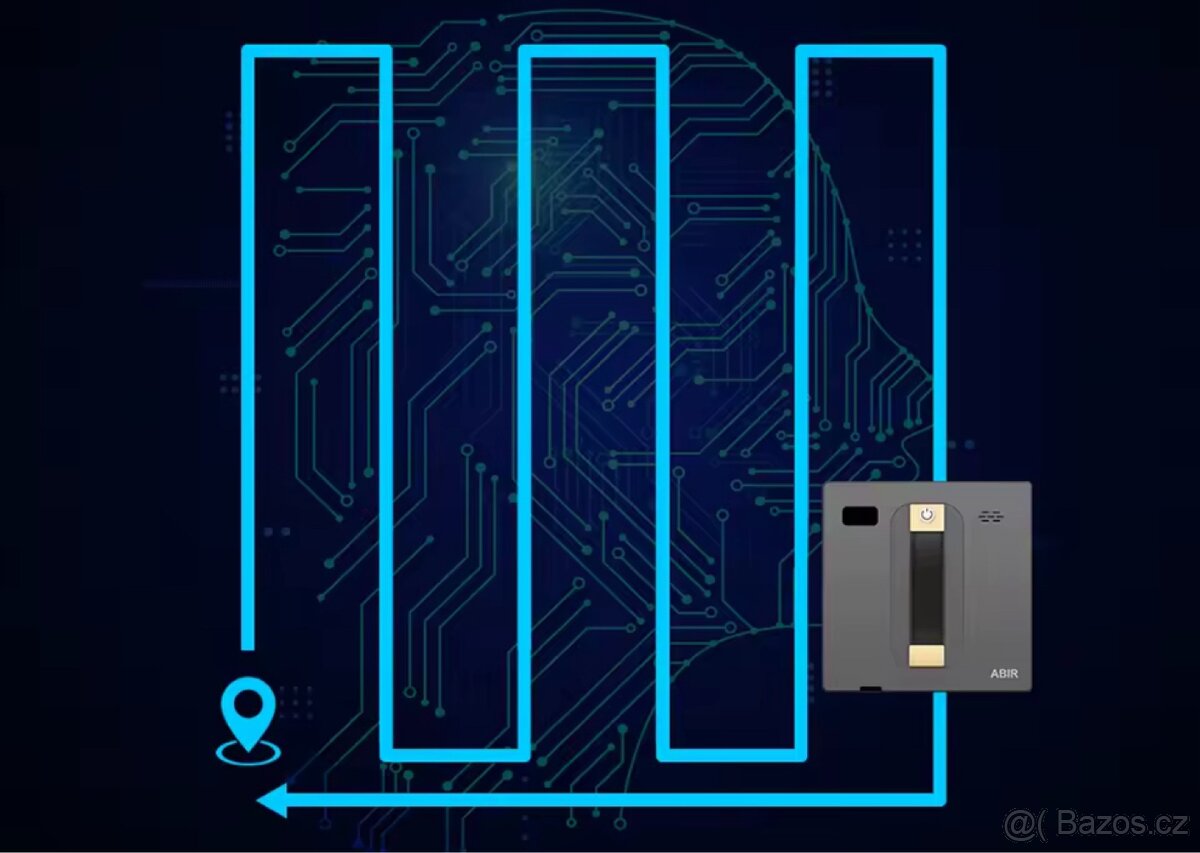 Vánoční dárek - automaticky robot na myti oken WD8, smart - 5