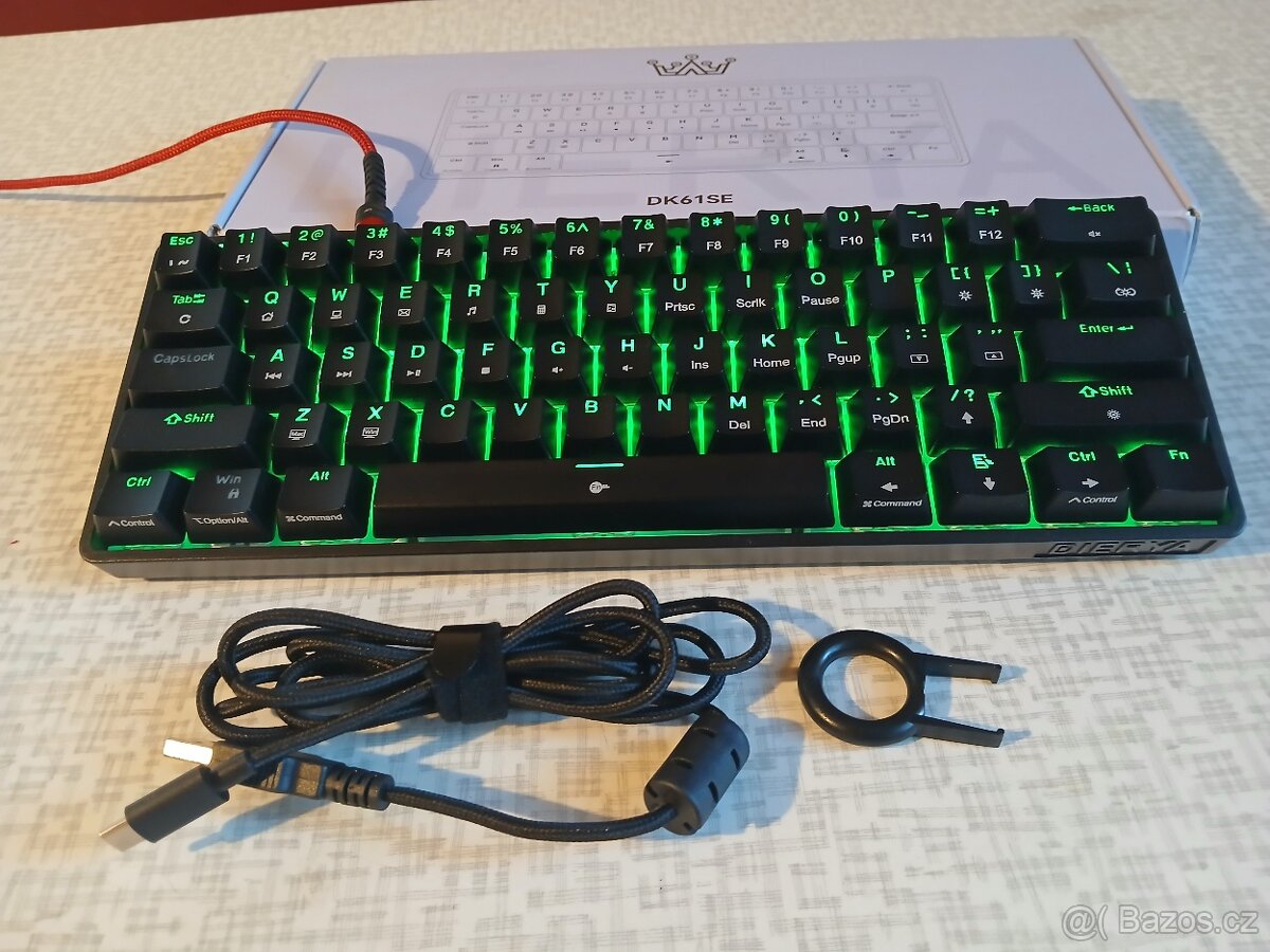 Prodám herní klávesnici DIERYA DK61SE - 5