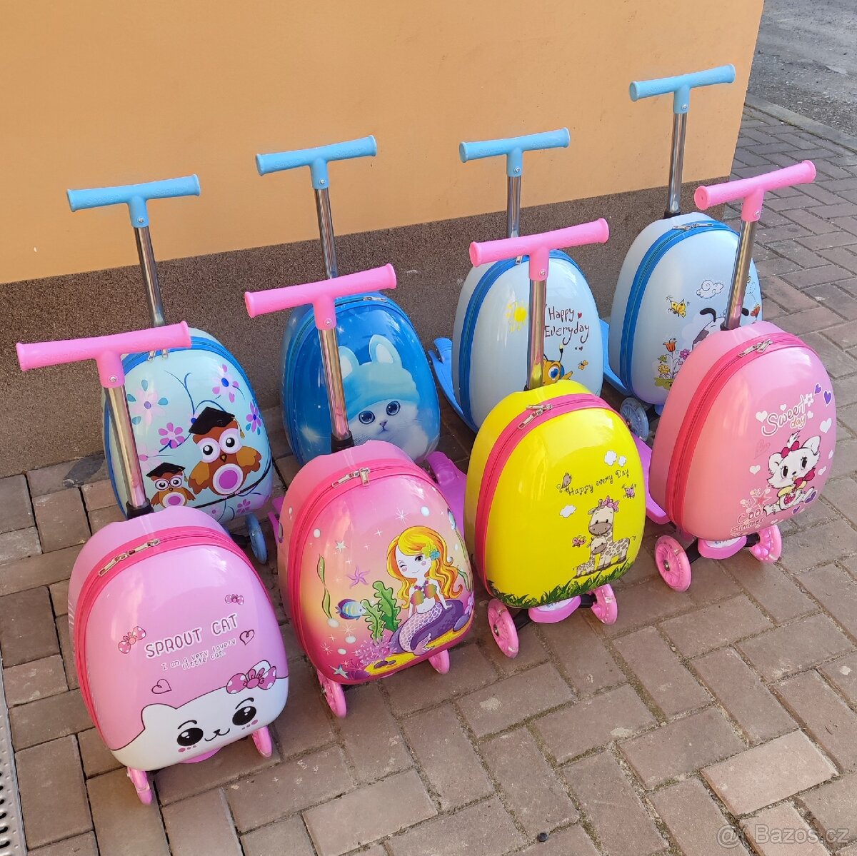 Dětská koloběžka s kufříkem - 5