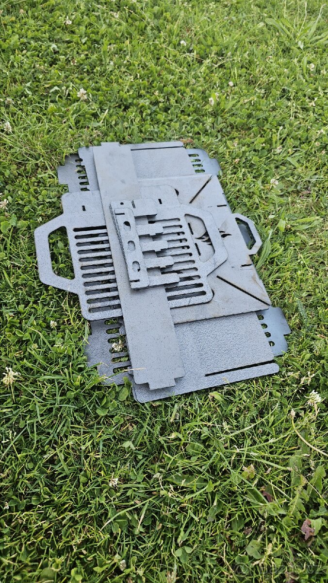 🏕️ Skládacà cestovnà ohniště s grilem – ideálnà do dodávky - 5