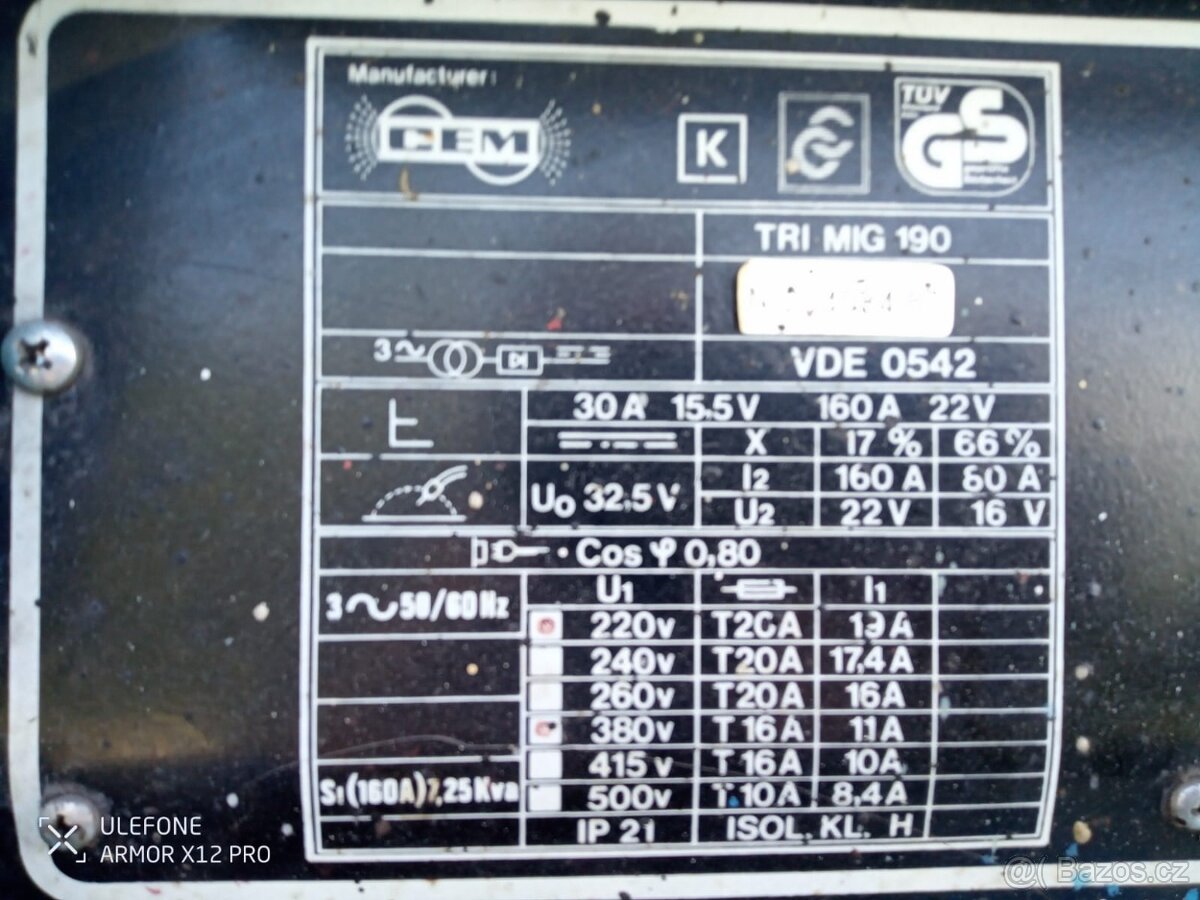 Svářečka Tri MIG 190 - 5