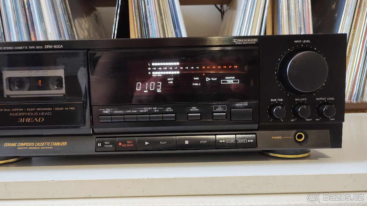 DENON DRM-800A Cassette Deck/3HEAD/Dolby B-C/MPX - 5