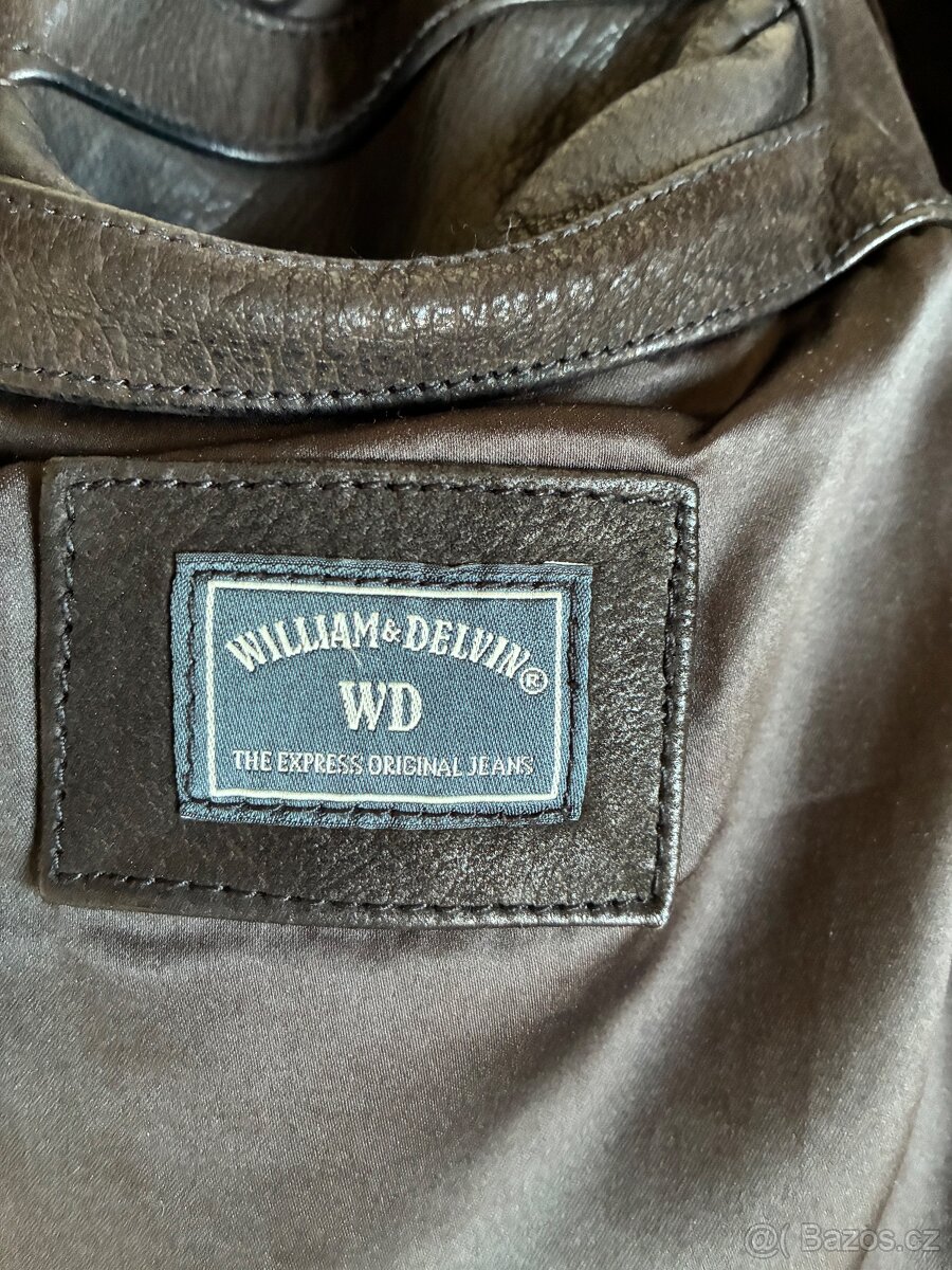 Pánská kožená bunda William & Delvin, velikost XL - 5