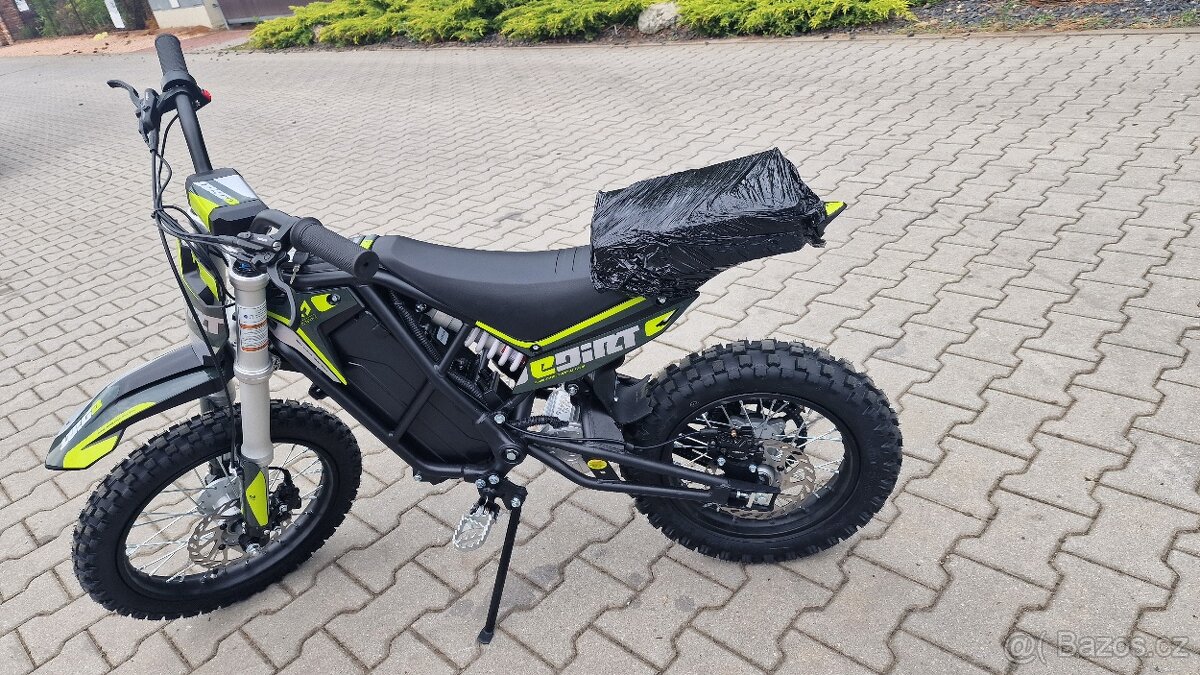 Dětská elektrická motorka MRM eDIRT 2000W 60V kola 14/12 Bat - 5