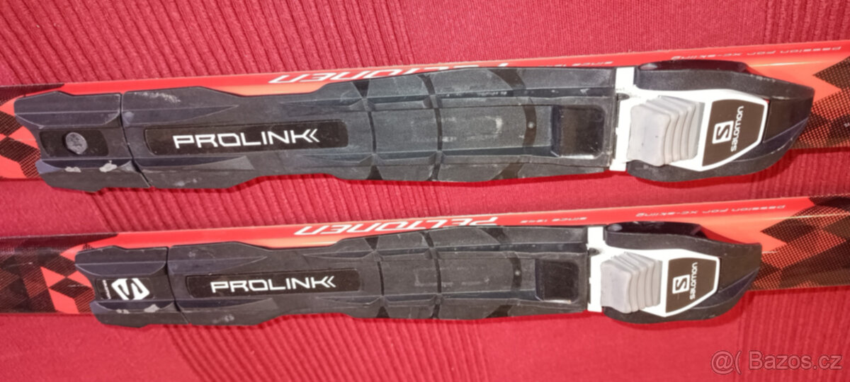 Prodám běžky s vázáním a hůlky - 5