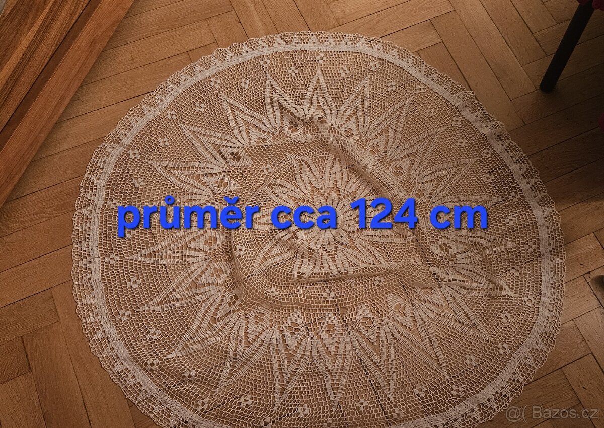 Prodám 2 retro háčkované ubrusy - 5