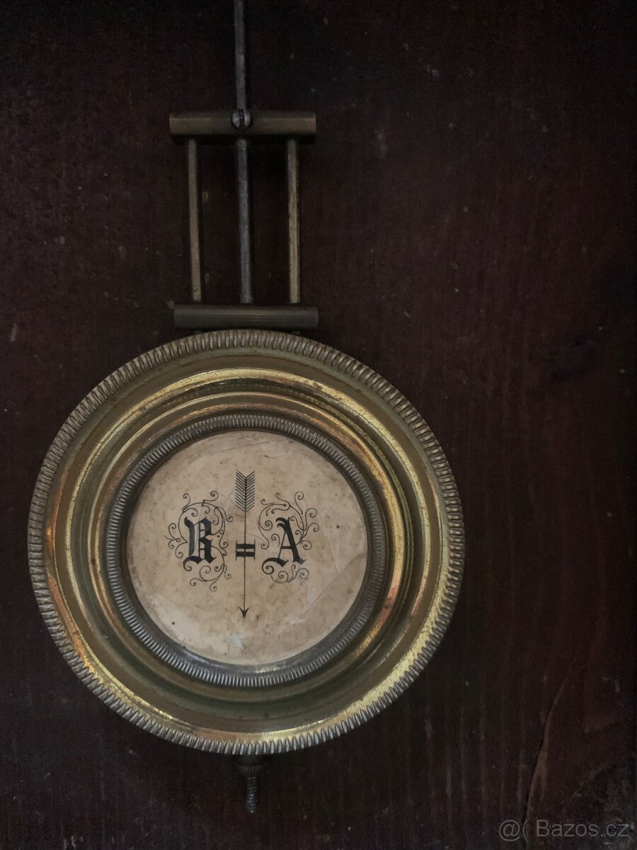 Prodám starožitné nástěnné hodiny Junghans - 5