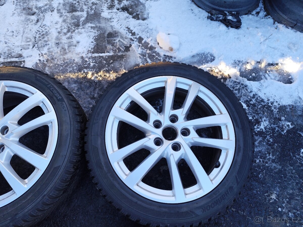 Alu 5 x 112, zimní pneu 205/50/17 - 5