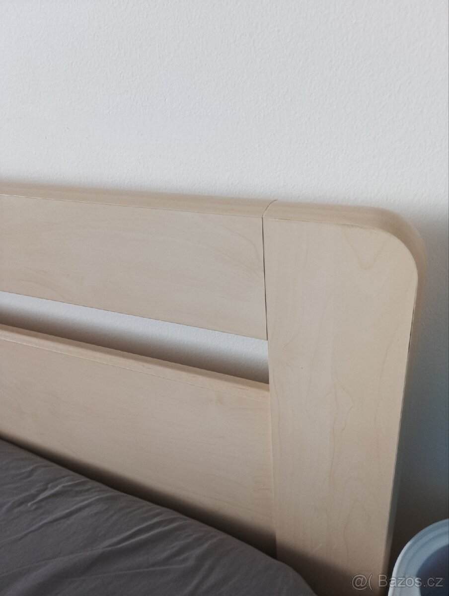 Postel 180x200cm laminát vzhled bříza - 5