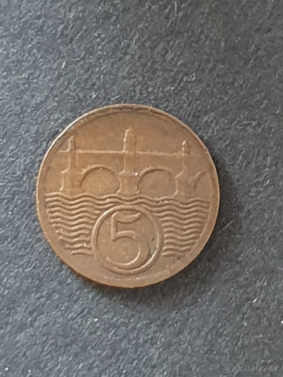 Prodám 5 halíř mince - 5