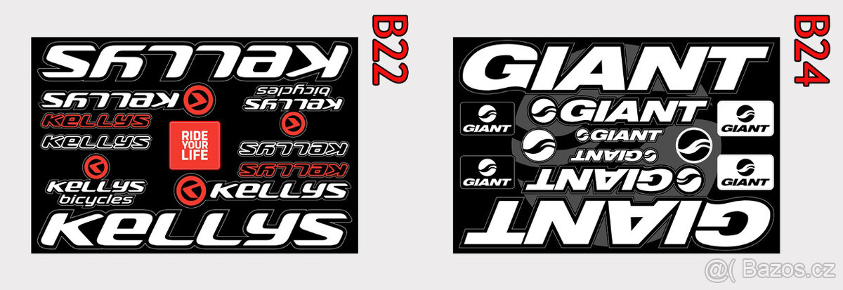 Polepy na kola Cannondale, RockShox, Trek, Merida, GT, Giant - 5