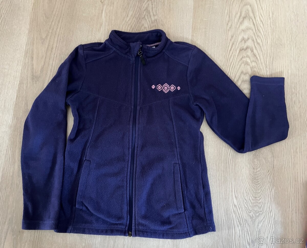 5x Mikina dívčí funkční, flísová, pletená 140-146-152 - 5