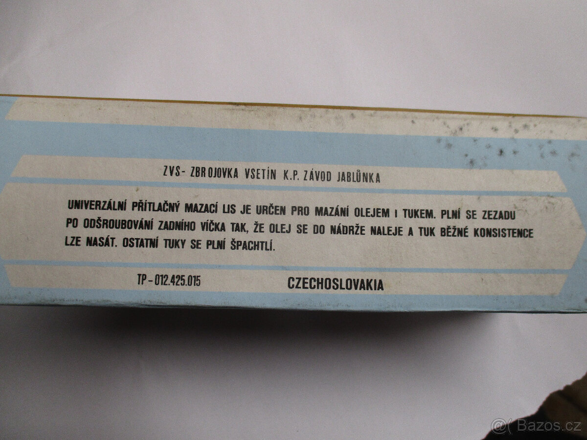 Nový mazací lis Jawa, ČZ, Škoda, Avia, Zetor, Praga - 5
