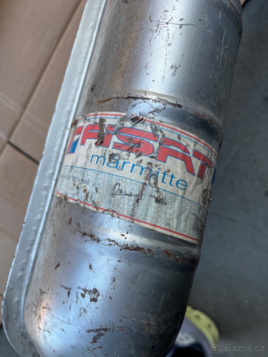 Fiat 127 tlumič výfuku nový - 5