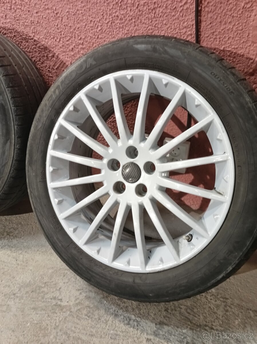 Alu Toora 17" 5x98 Alfa romeo šedá lesklá 215/50 - 5