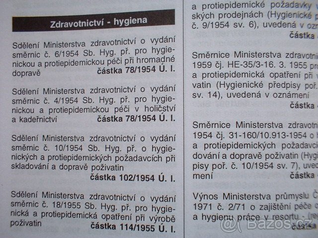 Právní předpisy ČR přehled a členění zákonů výklad znění - 5