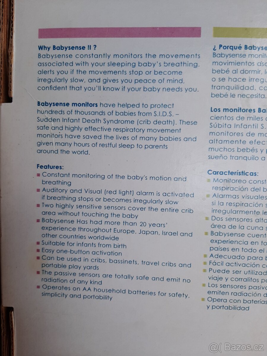 Monitor dechu Babysense II - 5