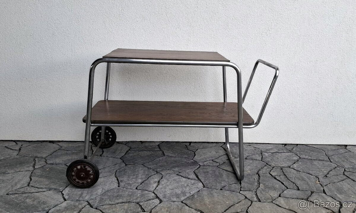 Funkcionalistický servírovací stolek - UP závody/bauhaus - 5