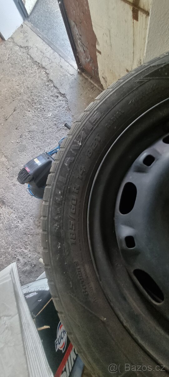 Barum Brillantis 185/60/14 s ráfky FABIA - 5