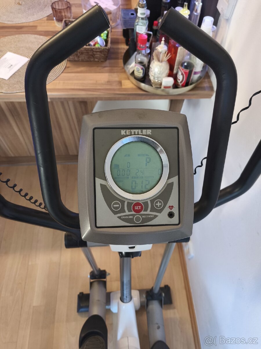 Eliptický trenažér Kettler Cross M (Bílá, Oranžová barva) - 5