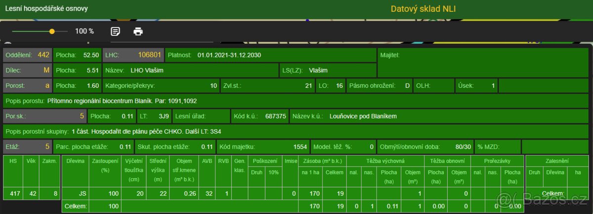 Prodám pozemky v katastrálním území Louňovice pod Blaníkem - 5