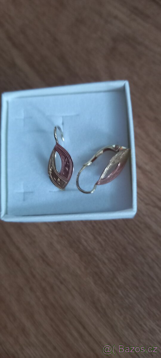 Zlaté naušnice 14karát - 5