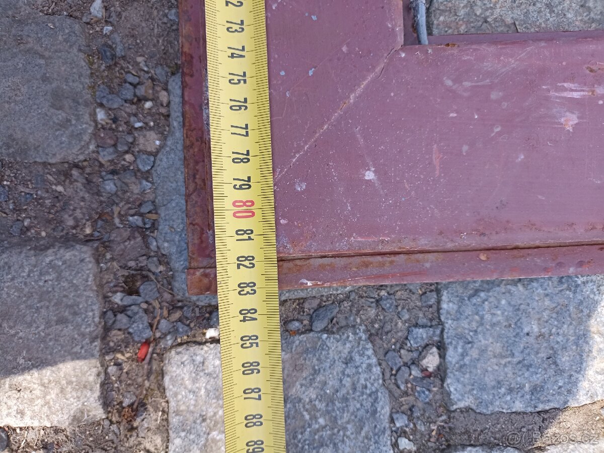 Staré, kovové dveře "80" - 5