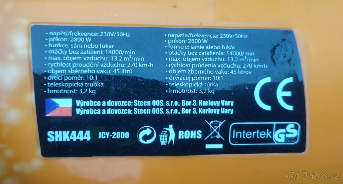 Vysavač na listí - 5