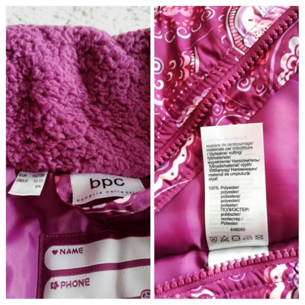 Dívčí zimní bunda nová vel.158 BPC - 5