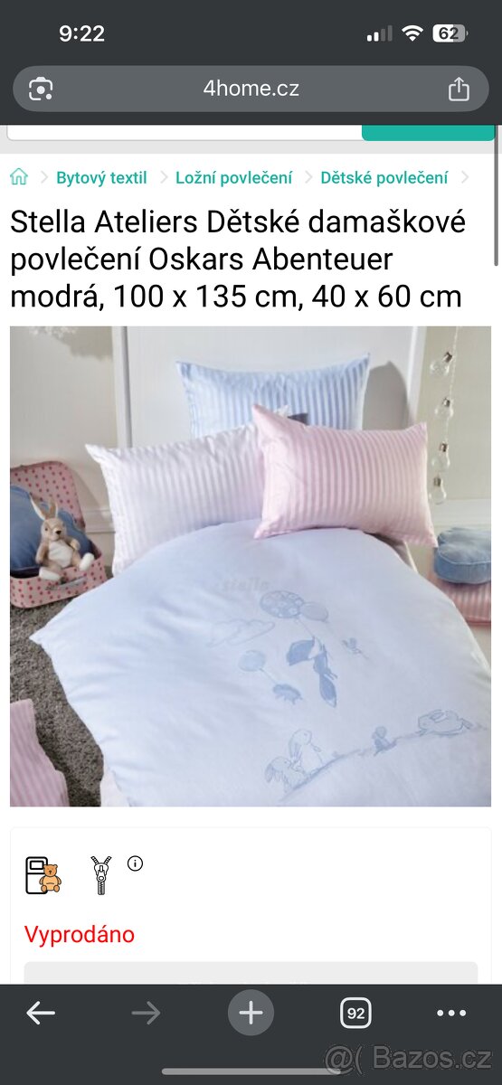 Dětské povlečení damašek - 5