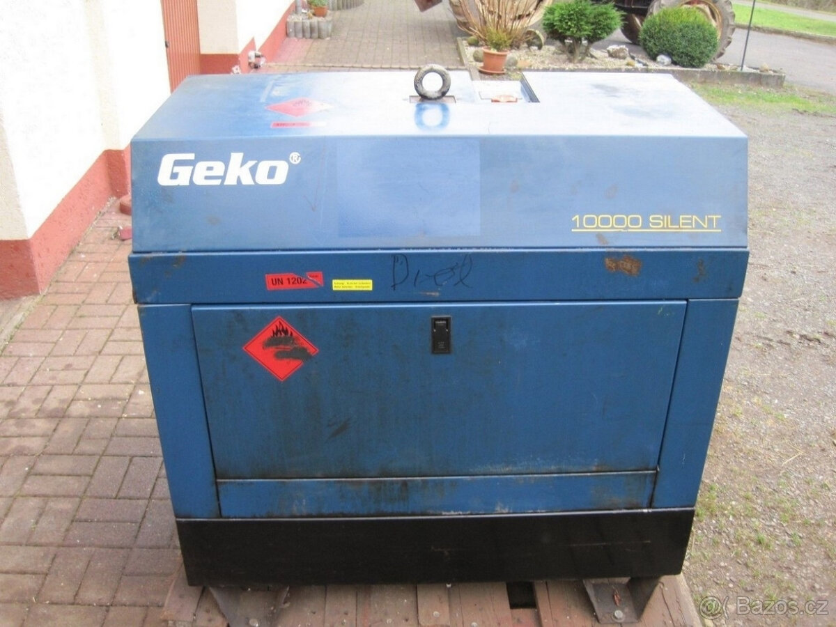 Generátor, elektrocentrála, diesel, Geko - 5