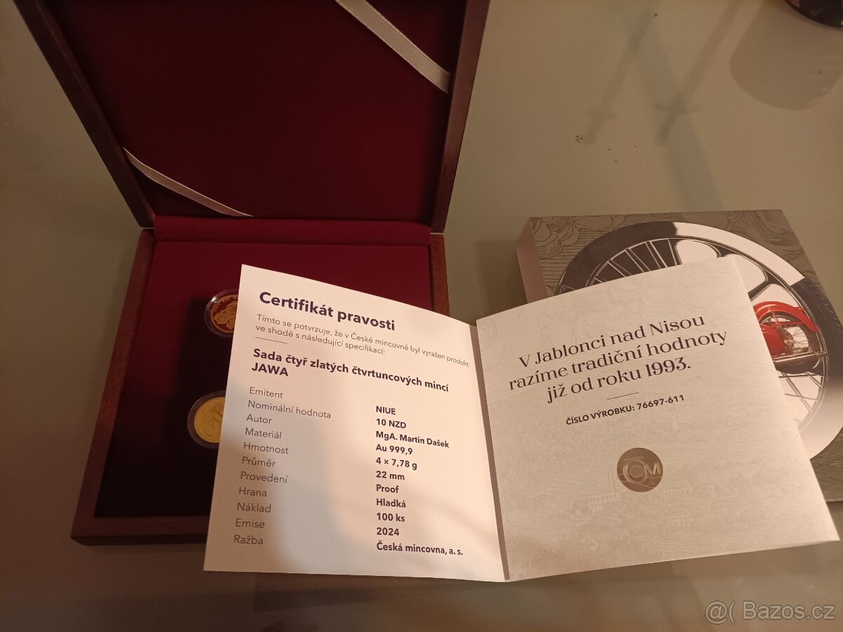 Sada zlatých mincí Jawa - 5